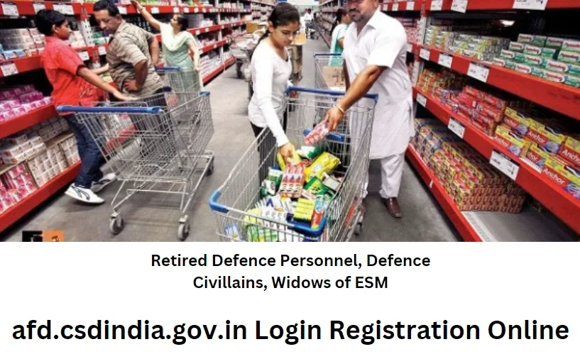 afd.csdindia.gov.in Login Registration